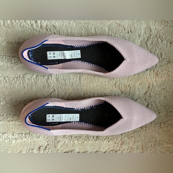 Rothy’s The Point II Flats in Ballerina Light Pink Size 9 - Picture 5 of 8